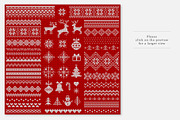 Knitted Letters, Symbols & Ornaments, a Background Graphic by JuliaMalinovskaya (Thumbnail 2 of 5)