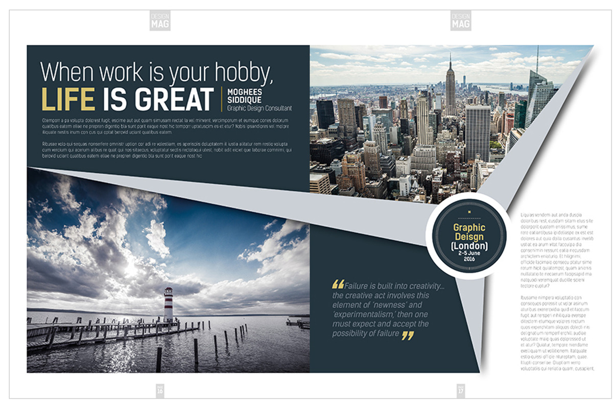 Magazine Template InDesign 08, a Magazine Template by Love Graphic Design (Photo 17 of 29)