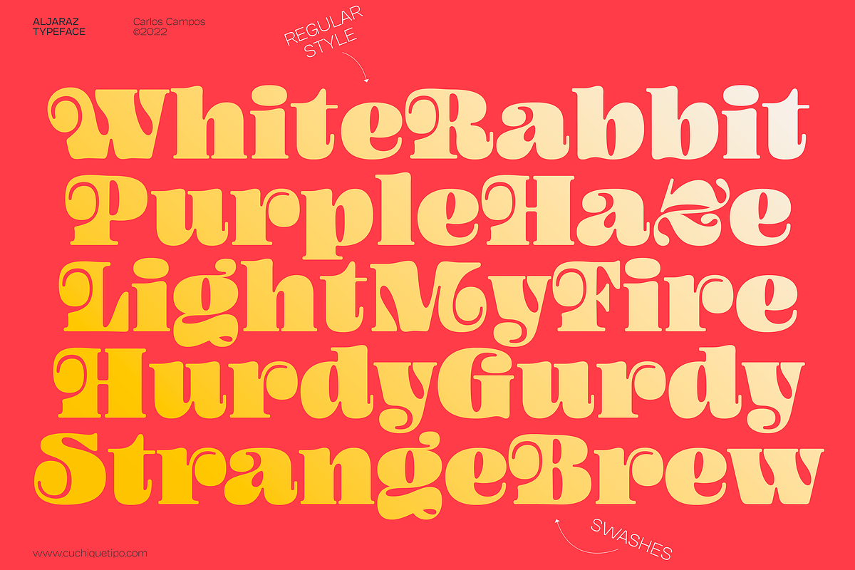 Aljaraz Font, a Serif Font by Cuchi, qué Tipo! Foundry (Photo 4 of 15)