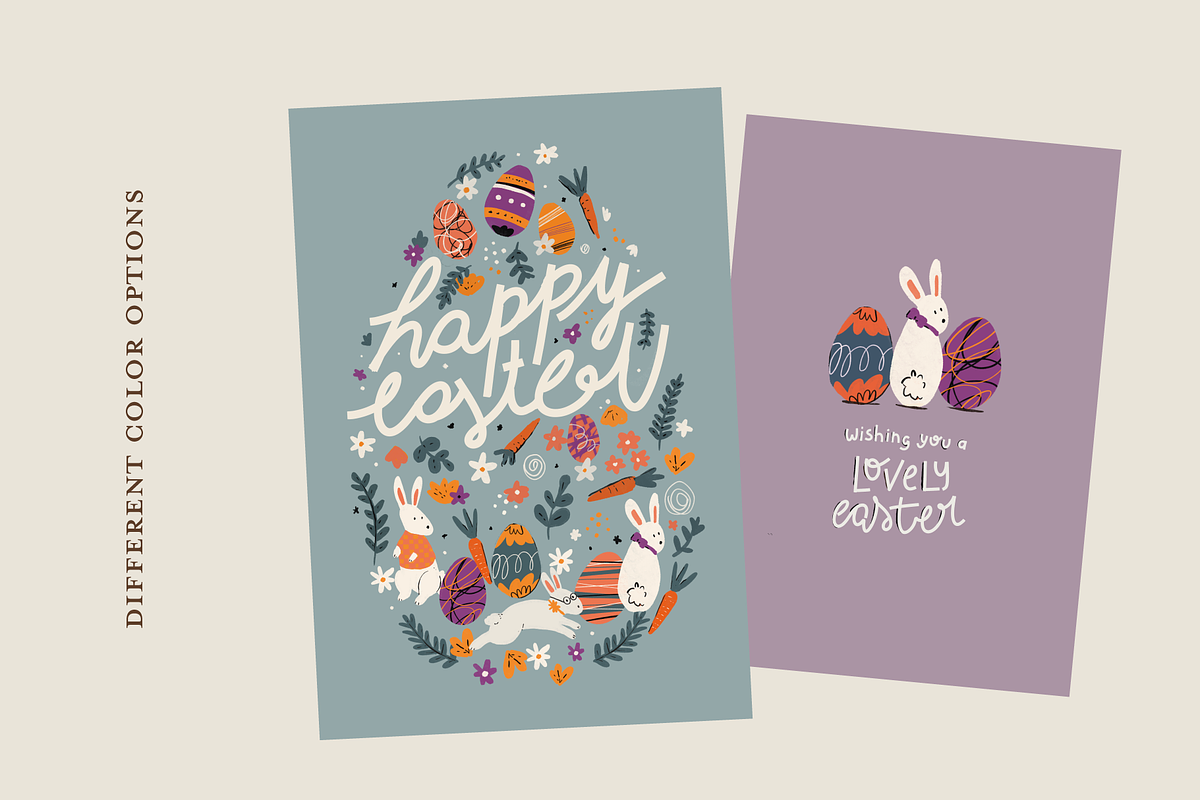 Modern Easter, a Seasonal Illustration by HeyLuisa (Photo 4 of 7)