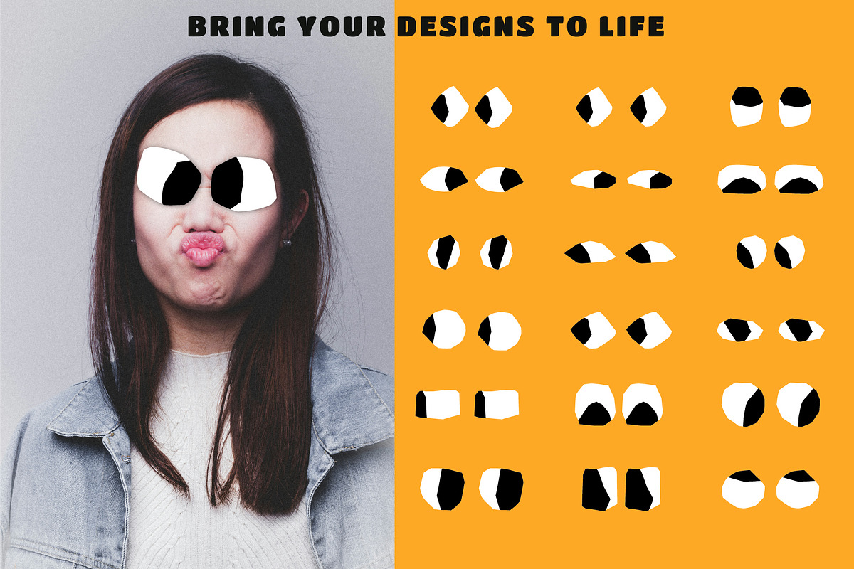 Funky Character Creator: 85+ Shapes, an Object Graphic by Le.nart (Photo 2 of 5)