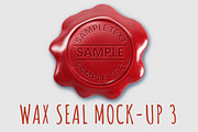 Wax Seals Mock-up, a Packaging Mockup by graystudio (Thumbnail 4 of 7)