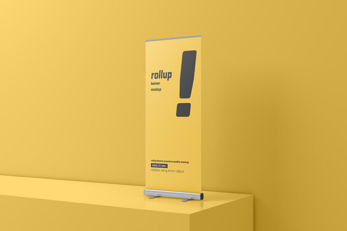 Roll Up Banner Mockup, an Advertising Mockup by Toasin Studio (Photo 11 of 23)