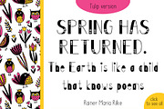Tulip Font Family, a Font by Pippi Draws (Thumbnail 3 of 9)