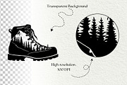 Hiking Svg Bundle, a Person Illustration by DENIDigitalArtSudio (Thumbnail 9 of 9)