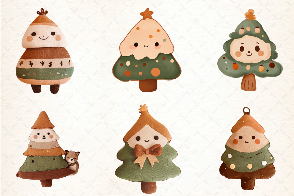 Cozy Christmas Hand-drawn Tree, an Illustration by DreamCafeArt (Photo 6 of 8)