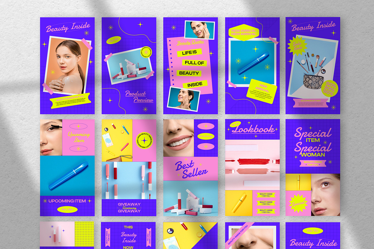 Beauty Inside - Social Media Kit, a Social Media Template by Creative Zeune (Photo 3 of 4)