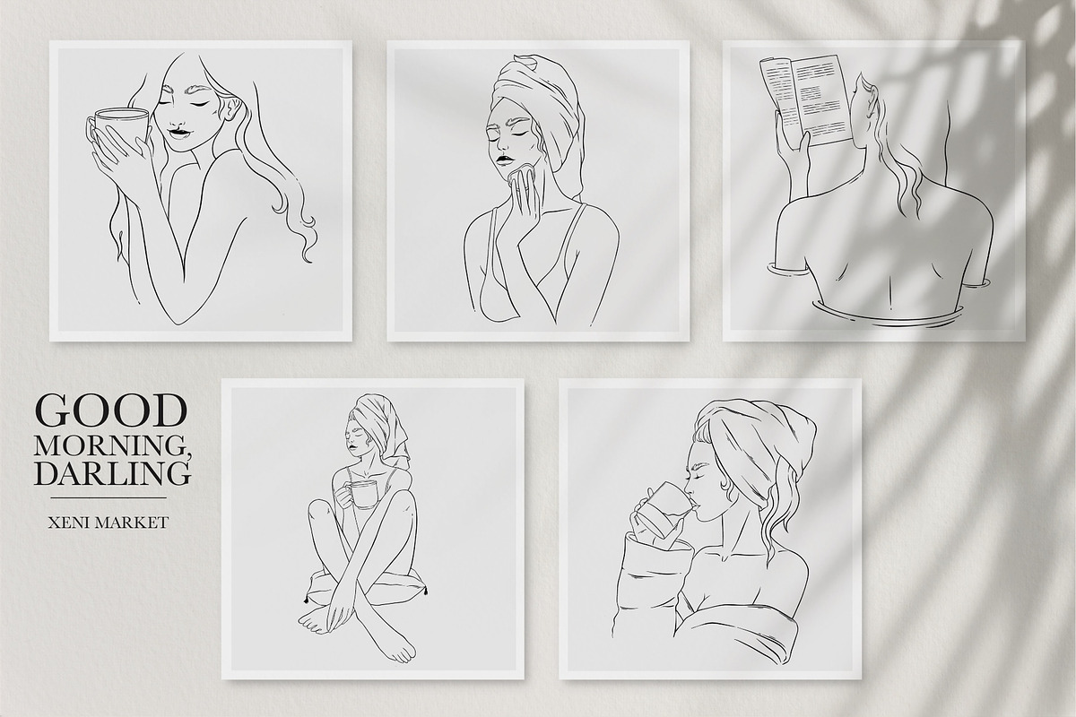 Women & flowers BUNDLE, a Graphic by heyXeni (Photo 35 of 68)