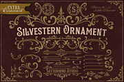 Silvestern - Vintage Display Font, a Font by Letterhend Studio (Thumbnail 8 of 9)