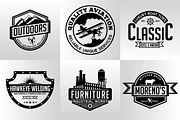 60 Vintage Badges and Logos Bundle, a Branding & Logo Template by shazi (Thumbnail 19 of 21)