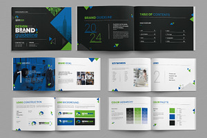 Brand Guideline Layout, a Stationery Template by ContestDesign