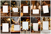 Holiday Christmas Card Mockup Bundle, an Advertising Mockup by Serenefeeling (Thumbnail 9 of 11)