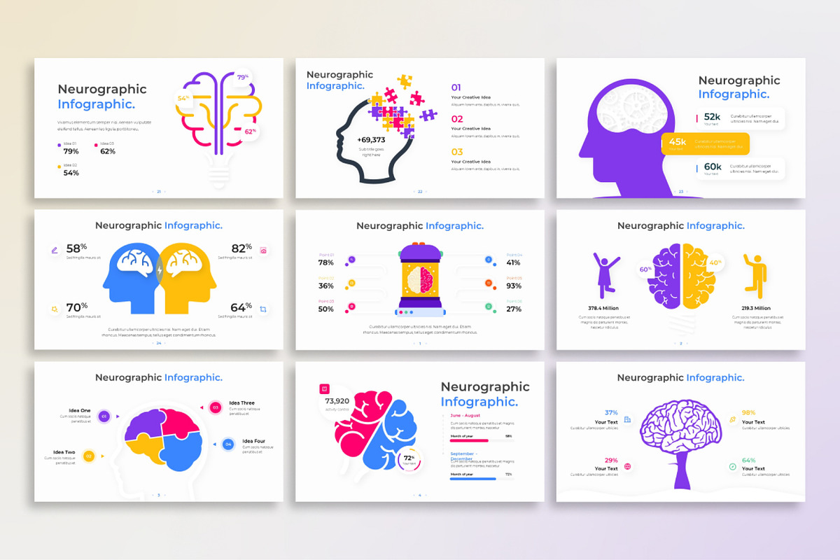 Neurographic PowerPoint Infographic, a Presentation Template by Digitcase x Wealthwells (Photo 4 of 5)