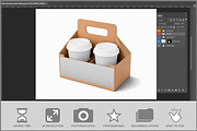 Coffee Cup Carrier Studio Mockup PSD, a Cups & Container Mockup by Bruno's Shop (Thumbnail 2 of 3)