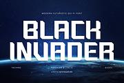 Black Invader, a Sans Serif Font by agnyhasyastudio (Thumbnail 1 of 10)