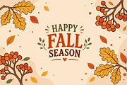 Happy Fall Season Autumn Background, a Background Graphic by Gfx Expert Team (Thumbnail 2 of 3)