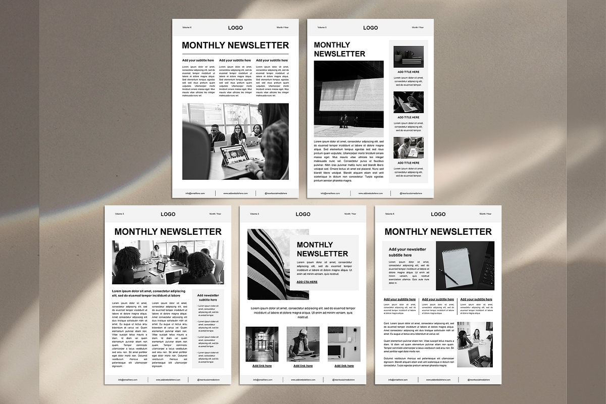 Business Newsletter Templates, a Marketing Template by Creatif Foundry (Photo 4 of 7)
