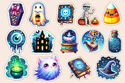 Halloween Stickers PNG, an Illustration by Dream Creation (Thumbnail 2 of 3)