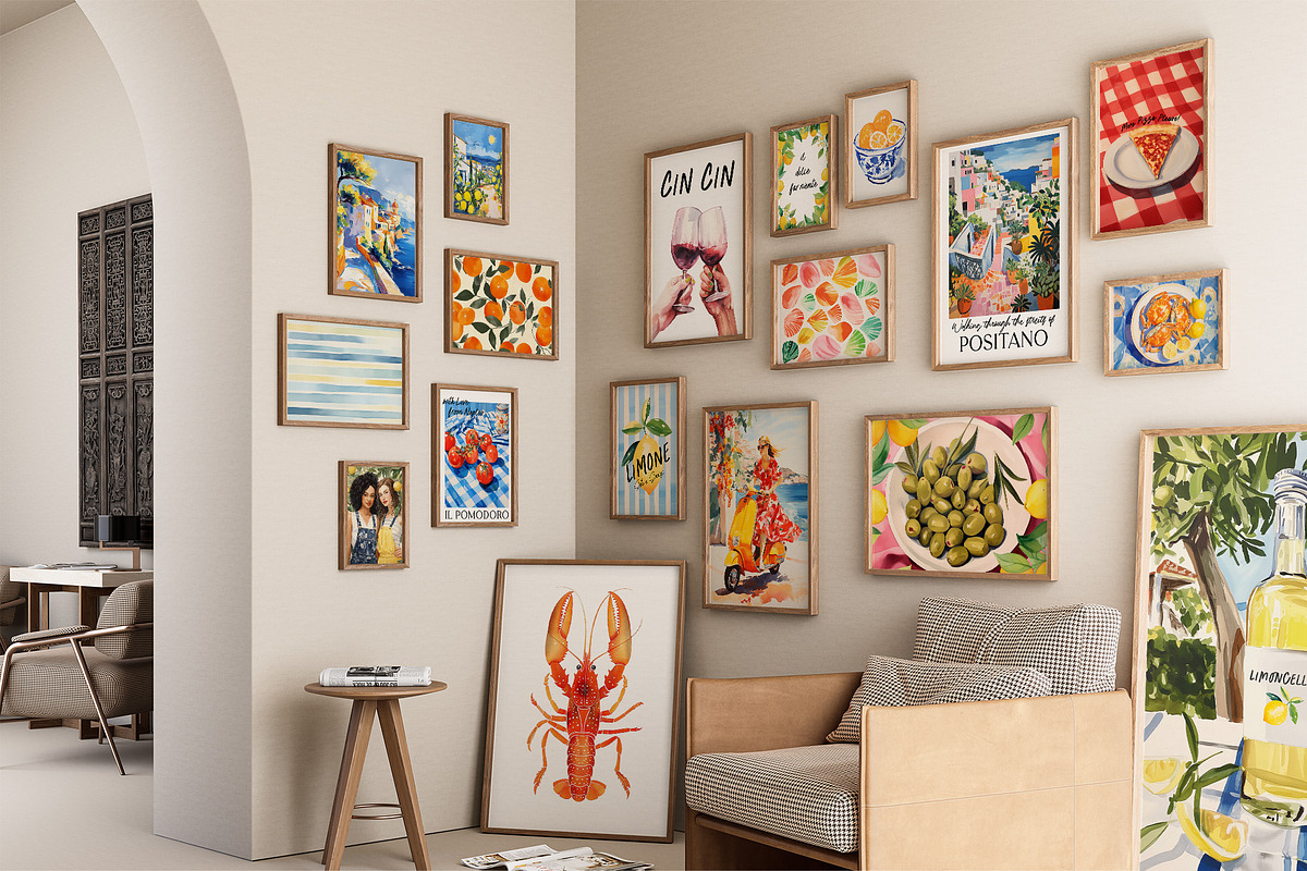 Eclectic Gallery Art - 6 in 1 Bundle, a Background Graphic by Essentially Nomadic (Photo 7 of 21)