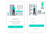 WeServe: Home Services Photoshop App, an UI Kit Template by themelove (Thumbnail 2 of 11)