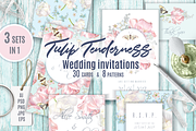 TULIP TENDERNESS|Wedding invitations, an Invitation Template by Purple-Bird (Thumbnail 1 of 11)