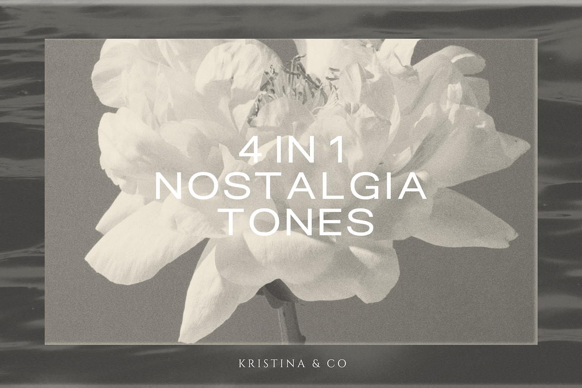 4 in 1 NOSTALGIA TONES, a Layer Style Add-On by Kristina&Co (Photo 1 of 11)
