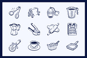 Kitchen Doodle Icon, an Outline Icon by Vectors Market (Thumbnail 6 of 9)