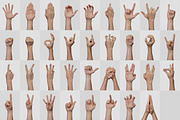 Hand Signs & Gestures, a Device Mockup by h3design (Thumbnail 2 of 7)