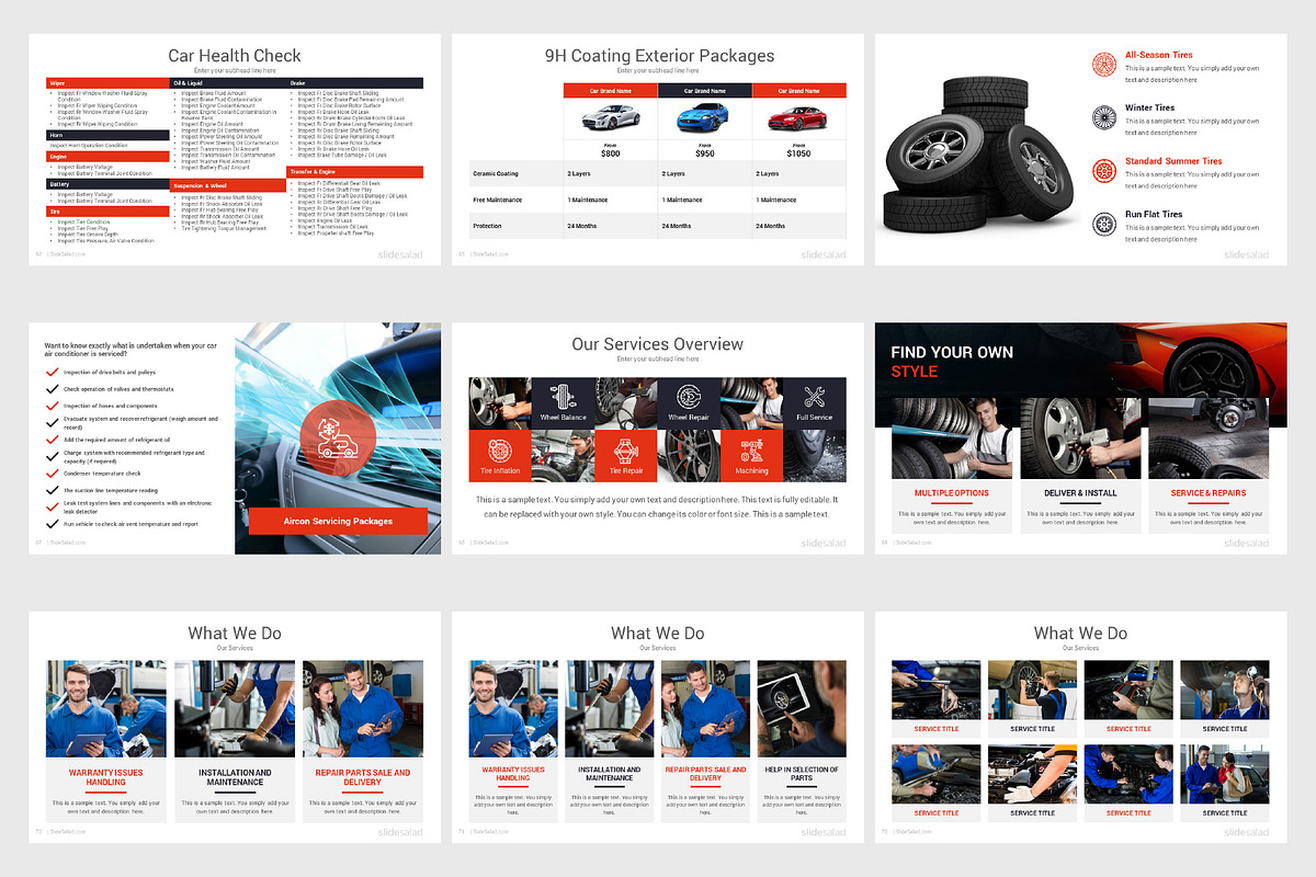 Top Automobile PowerPoint Templates, a Presentation Template by SlideSalad (Photo 13 of 33)