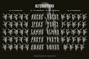 Megasord Typeface, a Blackletter Font by alit design (Thumbnail 9 of 20)