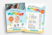 Children’s Nursery Flyer Templates, a Flyer Template by BrandPacks (Thumbnail 1 of 8)
