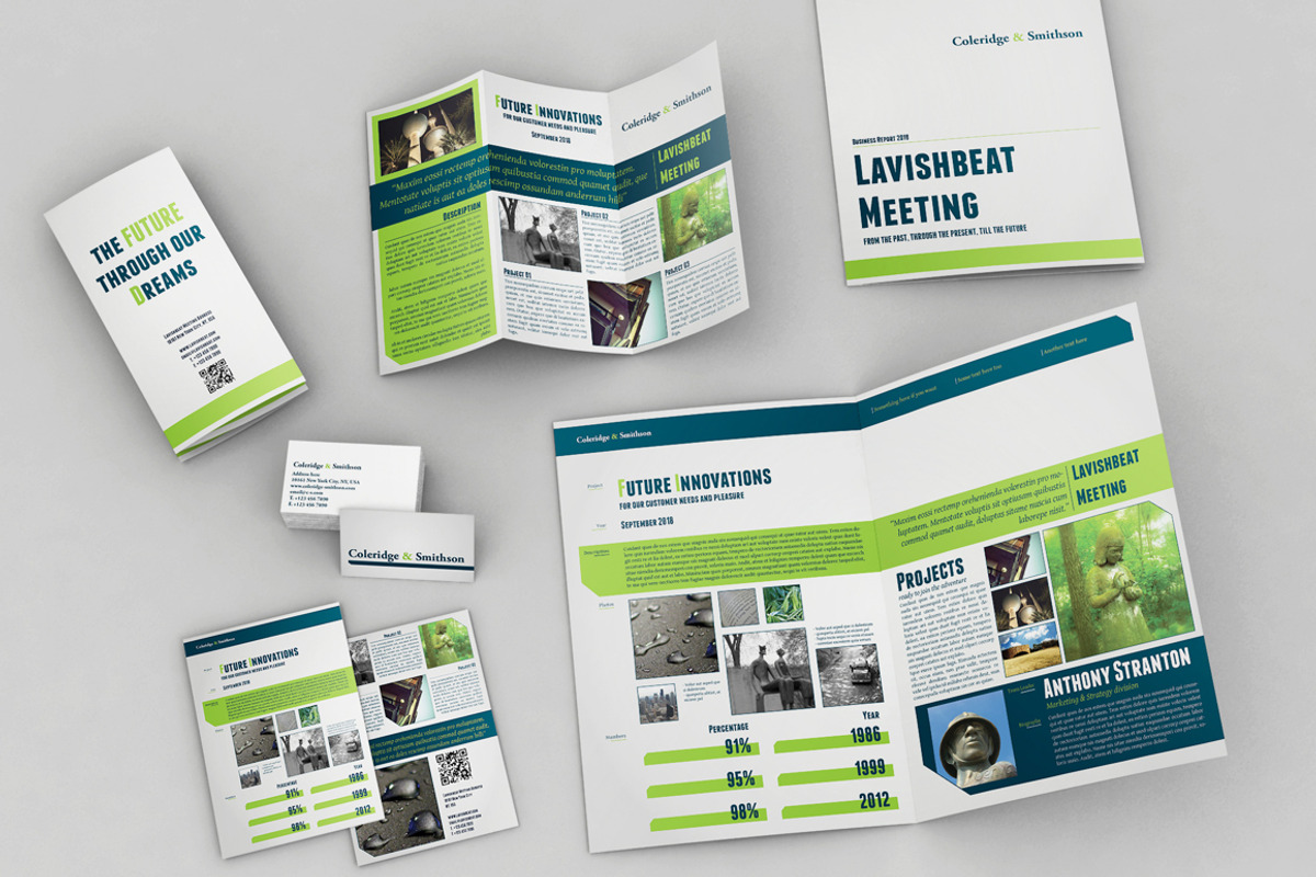 Set of Brochures / Stationery 00, a Brochure Template by Andre28 (Photo 2 of 3)