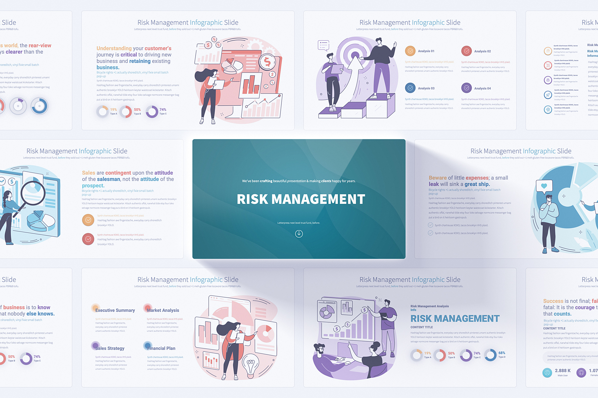 Risk Management PowerPoint Template, a Presentation Template by Pulsecolor