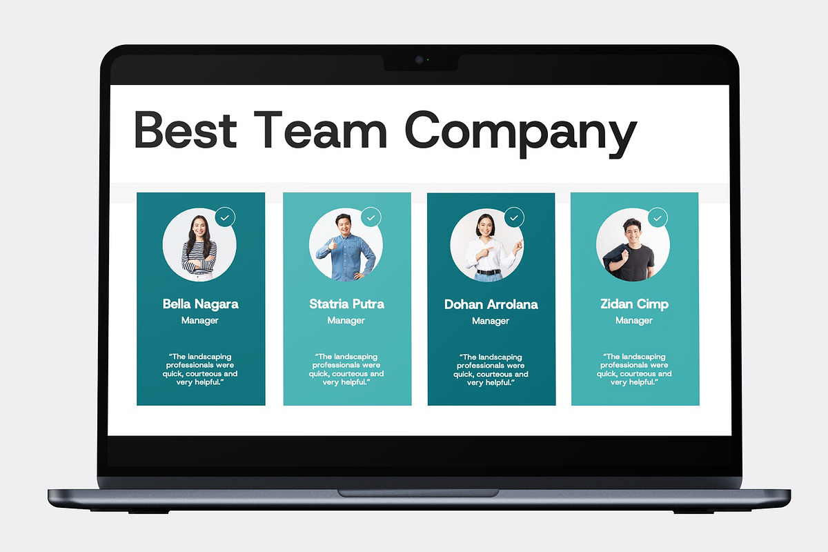 Team Profile Powerpoint preview 7
