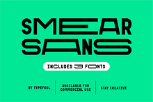 Smear Sans - Stretch font