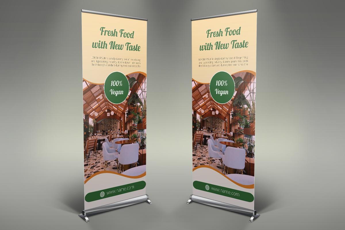 Restorant Roll-Up Banner - SK, a Presentation Template by UNIK Agency