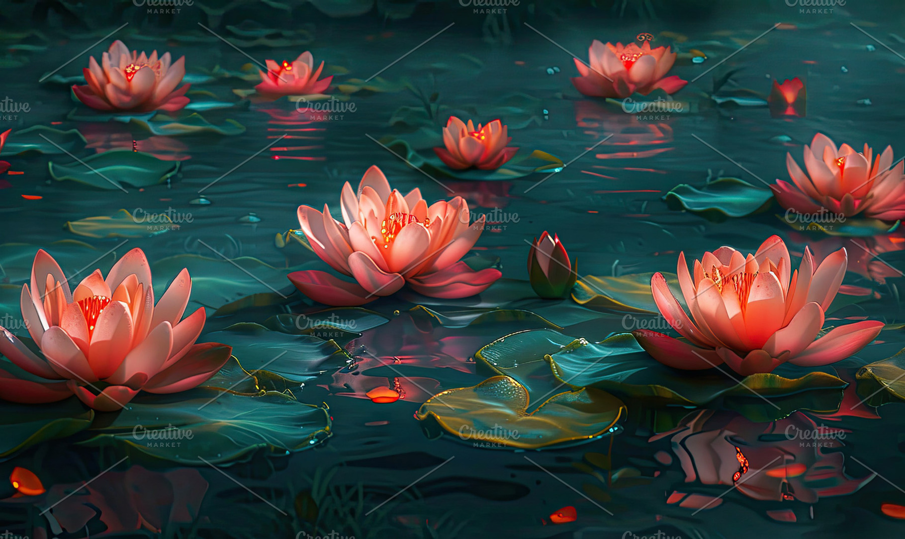 Design a mystical backdrop with a cl, a Photo by LOGOCREATIVE
