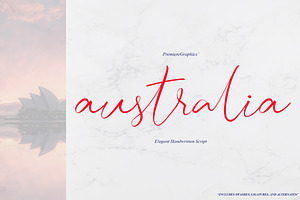 Australia Script Font