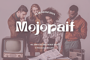 Mojopait | Classy Retro Serif Font, a Serif Font by filosovis (Thumbnail 1 of 5)