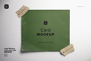 Logo Mockup Card with Tape, a Product Mockup by Custom Scene (Thumbnail 2 of 8)