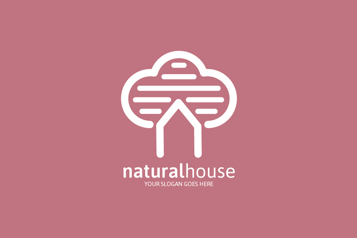 Natural House Logo, a Branding & Logo Template by MLJ studios (Photo 3 of 3)