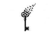 50 Flying Keys Silhouette Vector Bun, an Illustration by Designs_River (Thumbnail 27 of 51)