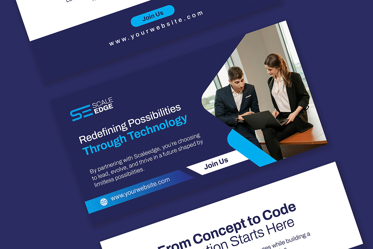Scaleedge - Facebook Ads, a Social Media Template by Esensifiksi.studio (Photo 2 of 3)