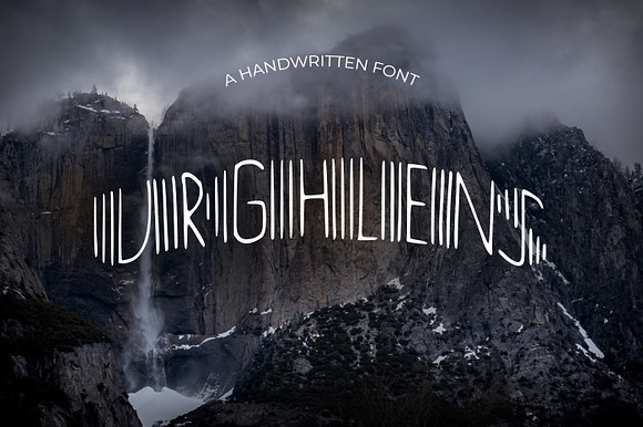 Urghlens Font preview 4