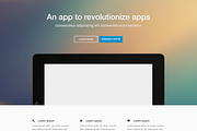 Tablet App Landing (iOS & Android), an App Template by Mike Arndt (Thumbnail 3 of 3)