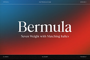 Bermula Serif, a Serif Font by Typehill (Thumbnail 1 of 15)