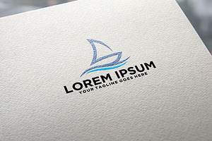 Boat letter S logo design, a Branding & Logo Template by REDVY CREATIVE
