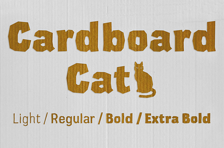 Cardboard Cat