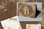 Watercolor flowers pink bloom set, a Decorative Illustration by Edith’s World (Thumbnail 8 of 19)