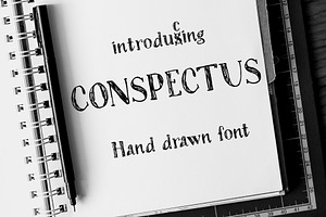 Conspectus | Ink Pen Font